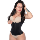 Cinta Modeladora Faixa Abdominal Efeito Levanta Busto com Alça e 28 Barbatanas