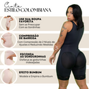 Cinta  Macacão Modeladora Alta  e Média Compressão