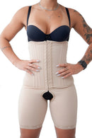 Short Cinta Modeladora com 12 Barbatanas Compressão Alta para uma Silhueta Deslumbrante