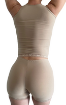 Kit Segunda Pele Macia Shortinho E Regatinha Compressiva