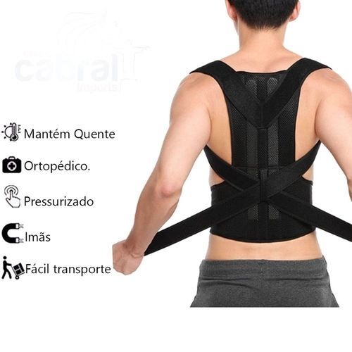 Cinta Corretora Postural Reforçada Coluna Lombar