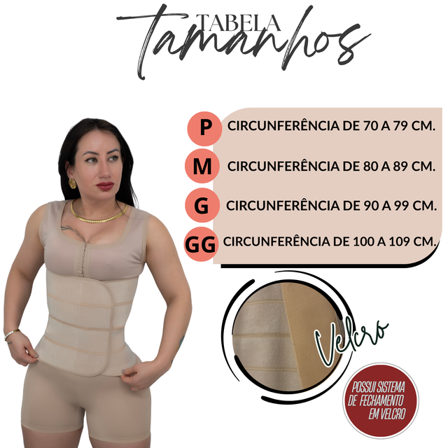 Cinta Abdominal Pós Cirúrgica Lipo Bariátrica Mimodele