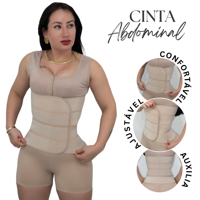 Cinta Abdominal Pós Cirúrgica Lipo Bariátrica Mimodele
