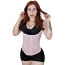 Cinta Abdominal Modeladora Mimodele – Alta Compressão Cetinete Duplo com 20 Barbatanas