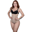 Cinta Modeladora Pós-Cirúrgica com Alças - Média Compressão e Ajuste Triplo com Colchetes