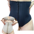 Calcinha Modeladora de Cintura Alta Ultra Reforçada com 8 Barbatanas de Alta Compressão