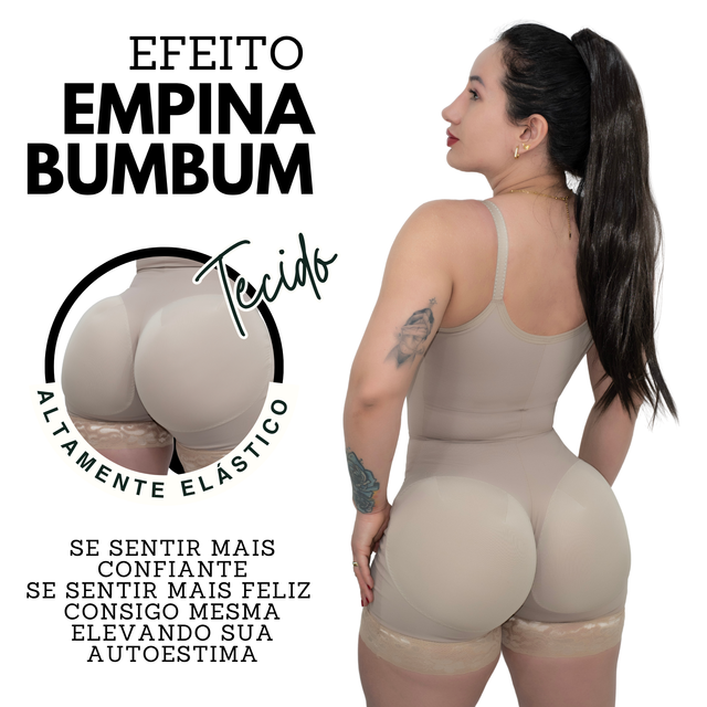 Cinta Modeladora e Pós-Cirúrgica Alta Compressão MiModele – Efeito Levanta Bumbum