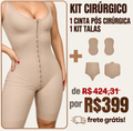 Kit Pós-Cirúrgico Mimodele – Cinta Modeladora Pós Cirúrgica + Kit Completo de Talas