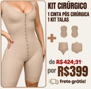 Kit Pós-Cirúrgico Mimodele – Cinta Modeladora Pós Cirúrgica + Kit Completo de Talas
