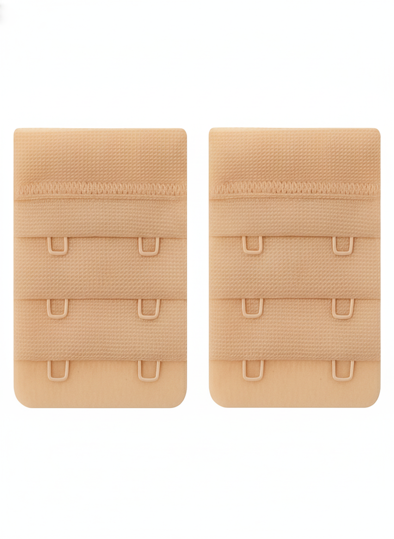 Par de Extensor de Sutiã com Dois Colchetes de Aço