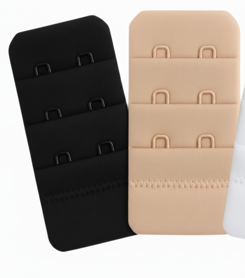 Par de Extensor de Sutiã com Dois Colchetes de Aço