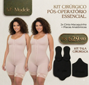 Kit Cirúrgico Mimodele -  2x Cintas Modeladora Pós-Cirúrgica+ 1 Kit de Talas