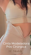 Cinta pós cirúrgica  - Bermuda alta com Alça